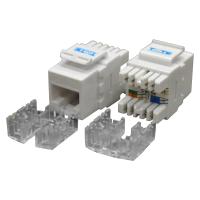 TWT TWT-OK45UTP180/5E-WH Модуль Keystone RJ45, Cat.5E, UTP, 180 градусов, белый