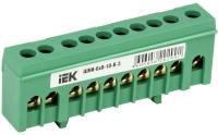 IEK YNN10-69-10KD-K06 Шина PE "земля" в корп изол на DIN-рейку ШНИ-6х9-10-К-З