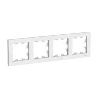 Systeme Electric ATN001304 AtlasDesign 4-постовая рамка, универсальная, лотос Systeme Electric ATN001304 AtlasDesign 4-постовая рамка, универсальная, лотос
