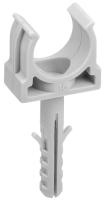 IEK CTA10MP-CT16-K41-100 Держатель с защёлкой и дюбелем CT16 (без винта), цвет серый