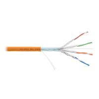 NIKOMAX NMC 4355C-OR Кабель F/FTP 4 пары, Кат.6a (Класс Eа), тест по ISO/IEC, 500МГц, одножильный, BC (чистая медь), 23AWG (0,56мм), полимерный материал нг(А)-HF, внутренний, оранжевый, 500м