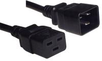 ITK PC-C19C20-2M Кабель электропитания PDU IEC 320 C19 - IEC 320 C20, 3x1.5 кв.мм, 16A, 2 м, черный