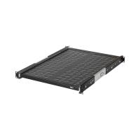 TLK TLK-SHFC-600R-BK Полка выдвижная 19", Ш418хГ600мм, для шкафа и стойки глубиной 800мм, черна