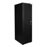 Datarex DR-721511 Шкаф напольный, телекоммуникационный 19", 42U 600х800, передняя дверь перфорация, задняя стенка перфорированная, черный