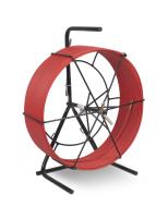 Cabeus Pull-M3-6-50m Устройство для протяжки кабеля в стояках и трубах межэтажных конструкций мини УЗК в металлической кассете с держателем тип №3, 50м (диаметр прутка 6 мм)