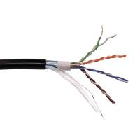 LANMASTER LAN-5EFTP-WP-OUT Кабель FTP 4 пары, кат. 5Е, 200Mhz, PE, для внешней прокладки, -40°С - +75°С, с водоблок. слоем, 305 м
