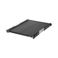 TLK TLK-SHFC-400R-BK Полка выдвижная 19", Ш418хГ400мм, для шкафа глубиной 600мм, черная