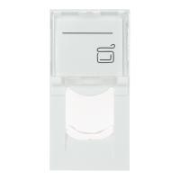Datarex DR-513200 Адаптер 22,5х45 мм со шторкой для модуля Keystone, 1 порт (модуль), белый Datarex DR-513200 Адаптер 22,5х45 мм со шторкой для модуля Keystone, 1 порт (модуль), белый