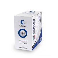 Cabeus UTP-4P-Cat.5e-SOLID-GY-LIGHT Кабель витая пара UTP (U/UTP), категория 5e, 4 пары 0,48мм (24 AWG), одножильный, PVC нг(А)-LS, серый (305 м) Cabeus UTP-4P-Cat.5e-SOLID-GY-LIGHT Кабель витая пара UTP (U/UTP), категория 5e, 4 пары 0,48мм (24 AWG), одножильный, PVC нг(А)-LS, серый (305 м)