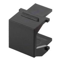 NIKOMAX NMC-KJ-BLANK-BK-10 Модуль-заглушка типа Keystone, черный, 10 шт