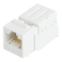 NIKOMAX NMC-KJUE2-FT-WT Модуль-вставка типа Keystone, Кат.6 (Класс E), 250МГц, RJ45/8P8C, FT-TOOL/110/KRONE, T568A/B, неэкранированный, максимальная ширина 17 мм, цвет белый