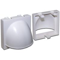 LANMASTER LAN-SIP-23CO-WH Кабельный ввод открытый, 45х45, белый