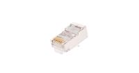 NIKOMAX NMC-RJ88RZ50SD1-100 Коннектор RJ45/8P8C под витую пару, Кат.5e (Класс D), 100МГц, покрытие 50мкд, универсальные ножи, экранированный, уп-ка 100шт.