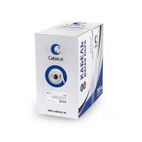 Cabeus UTP-4P-Cat.5e-SOLID-YL Кабель витая пара UTP (U/UTP), категория 5e, 4 пары (24 AWG), одножильный, PVC нг(А)-LS, желтый (305 м)