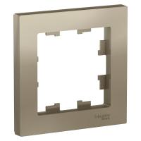 Systeme Electric ATN000501 AtlasDesign 1-постовая рамка, шампань
