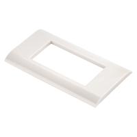 LANMASTER LAN-FR45x90-WH Пластиковая накладка на цоколь, 45x90, белая
