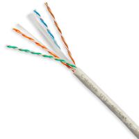 Cabeus UTP-4P-Cat.6-SOLID-LSZH-GY-25 Кабель витая пара UTP (U/UTP), категория 6, 4 пары (23 AWG), одножильный, LSZH нг(А)-HF, серый (25 м)