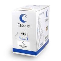 Cabeus UTP-4P-Cat.5e-PATCH-WH Кабель витая пара UTP (U/UTP), категория 5e, 4 пары, (24 AWG), многожильный (patсh), PVC нг(А)-LS, белый (305 м)