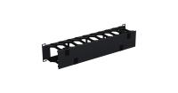 NIKOMAX NMC-OP100CF-2U-BK Кабельный органайзер 19", 2U, полезная глубина 100 мм, металлический, с пластиковыми пальцами, с крышкой, черный NIKOMAX NMC-OP100CF-2U-BK Кабельный органайзер 19", 2U, полезная глубина 100 мм, металлический, с пластиковыми пальцами, с крышкой, черный