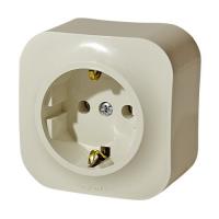 LEGRAND 782250 Розетка 2К+З с защитными шторками - 16 A - 250 В~ - Quteo IP 20 - Слоновая кость