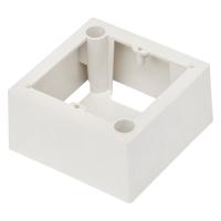 LANMASTER LAN-WB45x45-WH Настенная коробка под рамку французского стандарта, 45х45 мм