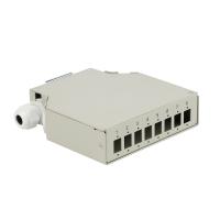 LANMASTER LAN-DRF-8SC/CS-WH Бокс на DIN-рейку на 8 симплексных адаптеров SC, белый