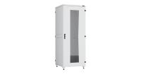 TLK TFI-428080-GHMH-R-GY    Напольный шкаф серии Lite II 19", 42U, стеклянная дверь, цельнометаллические двухуровневые стенки и задняя дверь, Ш800хВ2042хГ800мм, в разобранном виде, серый RAL7035