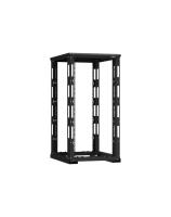 NIKOMAX TRD-246010-R-BK Монтажная стойка двухрамная с разборной рамой 19", 24U, Ш600xВ1195xГ1000мм, с крышей, в разобранном виде, черный NIKOMAX TRD-246010-R-BK Монтажная стойка двухрамная с разборной рамой 19", 24U, Ш600xВ1195xГ1000мм, с крышей, в разобранном виде, черный