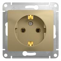 Systeme Electric GSL000443 Glossa Розетка с заземлением, 16А, механизм, титан