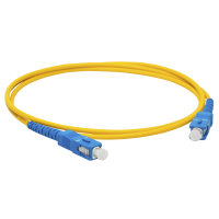 LANMASTER LAN-SC-SC/SU-1.0 Патч-корд оптический, LSZH, симплексный, SC/UPC-SC/UPC, SM OS2, 1.0 м