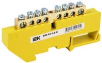 IEK YNN10-69-8D-K05 Шина PE земля на DIN-изоляторах ШНИ-6х9-8-Д-Ж