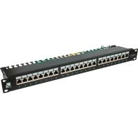 LANMASTER LAN-PPi24S6 Патч-панель 24 порта с индикаторами, STP, кат.6, 1U