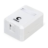 Cabeus MB-1 Корпус внешней настенной розетки на 1 Keystone