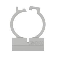 ДКС 51116 Держатель двухкомпонентный для гладких жестких и гибких гофрированных труб с внешним диаметром 16мм, цвет серый