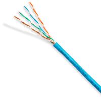 Cabeus UTP-4P-Cat.5e-SOLID-LSZH-BL-50 Кабель витая пара UTP (U/UTP), категория 5e, 4 пары (24 AWG), одножильный, синий, LSZH, нг(А)-HF, (50 м)