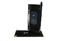 Hyperline FO-19R-1U-3xSLT-W140H42-24UN-BK Бокс оптический универсальный 19", от 8 до 24 портов (SC, duplex LC, ST, FC), со сплайс пластиной, без пигтейлов и проходных адаптеров, 1U, черный