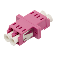 LANMASTER LAN-2LC/S-AM-OM4 Адаптер оптический LC, OM4 корпус SC, дуплексный