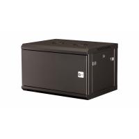 Datarex DR-641001 Шкаф 19 телекоммуникационный настенный, 6U 368x600x450 мм, дверь металл, черный