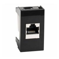 ДКС 45268 Розетка RJ-45 кат.6,экр,Viva,1 мод.,черн