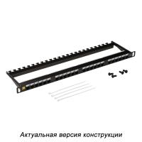 LANMASTER LAN-PPC24U6 Патч-панель компактная 24 порта, UTP, кат.6, 0.5U