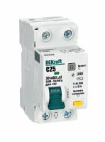 DEKraft 16054DEK АВДТ 1Р+N 25А 30мА тип AC х-ка C ДИФ-103 4.5кА