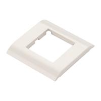 LANMASTER LAN-FR45x45-WH Пластиковая накладка на цоколь, 45х45, белая