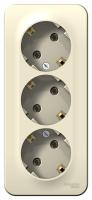 Systeme Electric BLNRA010312 Blanca открытой установки розетка 3-я с заземлением без штор. изол.пл. 16А, 250В, молочный