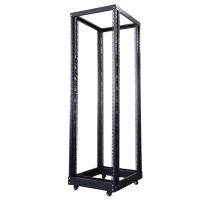 Cabeus RA-42U-1000-BK Открытая стойка 19", 42U, двухрамная, усиленная, цвет черный