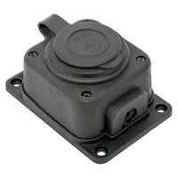 EKF RPS-014-16-230-44-r Роз. одномест. с защит. крышкой каучуковая 230В 2P+PE 16A IP44 PRO