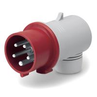 ДКС DIS2211637 Вилка кабельная угловая IP44 16A 3P+E+N 400В