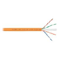 NIKOMAX NMC 9155C-OR Кабель U/UTP 4 пары, Кат.6a (Класс Eа), тест по ISO/IEC, 500МГц, одножильный, BC (чистая медь), 23AWG (0,57мм), полимерный материал нг(А)-HF, внутренний, оранжевый, 500м