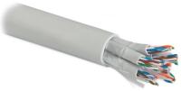 Hyperline UUTP24W-C5-S24-IN-LSZH-GY (UTP24W-C5-SOLID-IN-LSZH) Кабель витая пара, неэкранированная U/UTP, категория 5, 24 пары (4 пары (24 AWG)х6), одножильный (solid), каждый 4х парник - LSZH оболочка, LSZH нг(А)-HF, –20°C – +60°C, серый