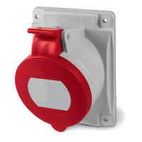 ДКС DIS4133267 Розетка панельная с наклоном IP44 32А 3P+E+N 400В
