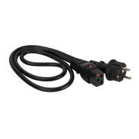 LANMASTER LAN-PP19L/SH-5.0-BK Шнур питания с блокировкой C19-Schuko, 3х1.5, 220В, 16А, черный, 5 метров